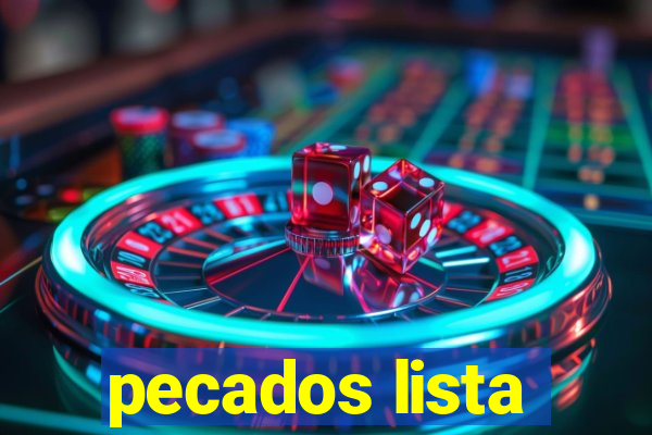 pecados lista